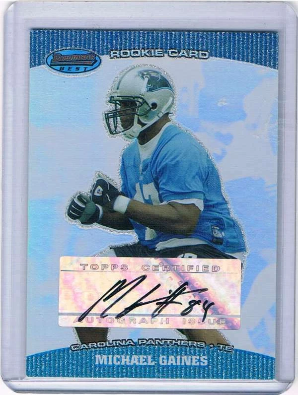 2004 Bowman's Best #186 Michael Gaines  - Image 1 of 1