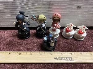 CLAMP Schachspiel Figuren Bauernkönigin Bischof X6 Rarität - Bild 1 von 7