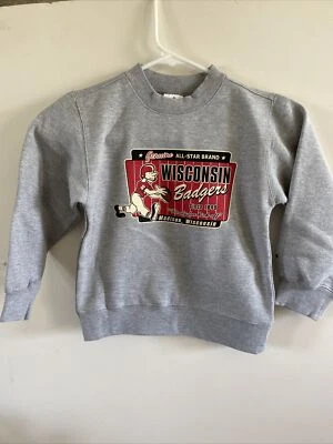 Sudadera Adidas Wisconsin Badgers Niño Talla 5 NUEVA Suave Foto 1 de 4