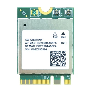 RTL8822CE M.2 WiFi Adapter Dual Band Wireless Network Card 1200Mbps 11ac BT 5.0 - Picture 1 of 5