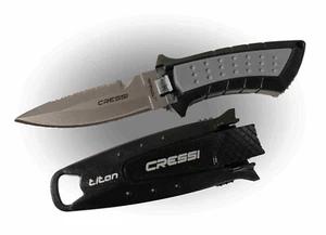 Cressi Lima Titan 16 cm Tauchermesser Jacket BCD mit Clip und Schlauchhalterung - Bild 1 von 5