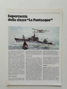 Storia della Marina Supercaccia della Classe LE FANTASQUE Storia e Scheda - Picture 1 of 2