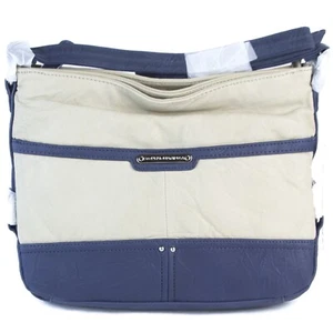 Stone Mountain Chino/Marine Echtleder Laverne Hobo Handtasche UVP 169 $ Neu mit Etikett - Bild 1 von 1