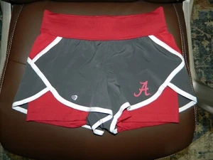 Pantalones cortos para mujer de la Universidad de Alabama con pantalones cortos de compresión adjuntos talla pequeña - Imagen 1 de 4