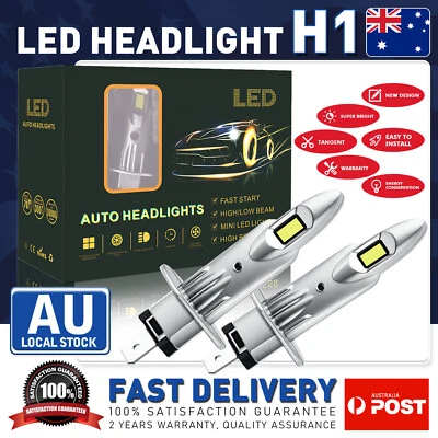 For MAZDA 6 2003 onwards Kit H/L Beam H1 LED Headlight Globe Bulb 6500K White - image 1 of 4