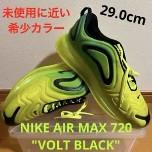 Men 11.0US Nike Air Max 720 Volt Black Men Sneaker Original LTD Collection VHTF - Picture 1 of 13