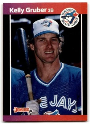 1989 Donruss Kelly Gruber . Toronto Blue Jays #113 - Image 1 of 2