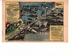 1984 Color Ad Task Force Battle Set World War II Fighting Ships, (HK1 - Picture 1 of 1