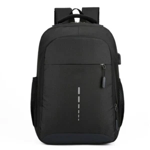 Oxford Lightweight Back Bag Waterproof Book Bag Trendy Notebook Backpack - Picture 1 of 10