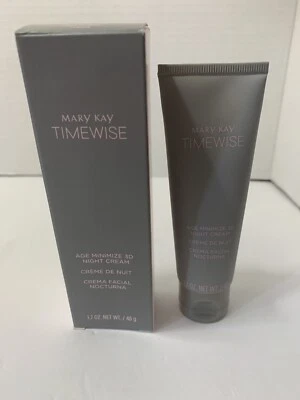 Crema de Noche Mary Kay TimeWise Age Minimize 3D 1.7oz Piel Normal a Seca Nueva Foto 1 de 4