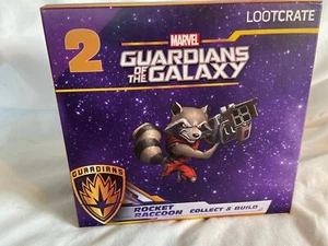 Guardians of the Galaxy Marvel Rocket Raccoon Collect & Build Figure Loot Crate - Picture 1 of 6