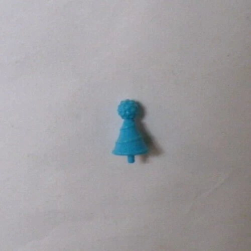 Lego x4 Mini Figure Shy Blue Party Hat, Small Pin, 24131 (028-339) - Image 1 of 1