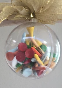 Unique Golfer Christmas Ornament; Colored Vtg. Tees inside Classy Lassy Killearn - Picture 1 of 3
