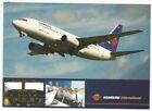 Airline Ausgabe Postkarte - Hamburg International Boeing 737-700 - Crew Stewardess