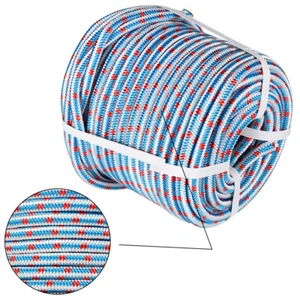 1/2"×150' 16 Strand Double Braid Polyester Nylon Arborist Tree  Rope - Picture 1 of 18