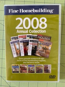 Fine Homebuilding Magazine 2008 Annual Collection DVD Rom Windows Mac - Picture 1 of 4