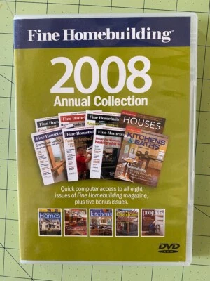 Fine Homebuilding Magazine 2008 Annual Collection DVD Rom Windows Mac  - Image 1 of 4