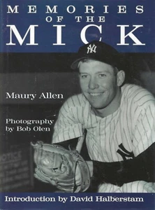 Memories of the Mick by Maury Allen (1997, Hardcover) New York Yankees Bramd Mew - Foto 1 di 2