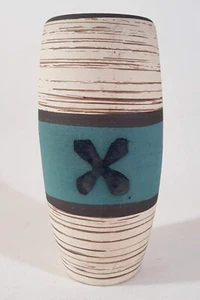 Vintage German Mid Century Scheurich 230 Keramik 16.5cm matte 1960-70s Vase - Picture 1 of 7
