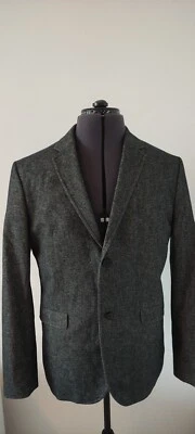 Cos Mens Casual Blazer Jacket Thick Cotton Wool Blend Grey Size EU 52 UK 40 - Image 1 of 4