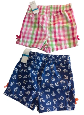 Kids Headquarter two pair of girl's shorts 24M with embellishments 19/2 NWT - Image 1 of 4