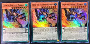 YUGIOh 3x Hojo the Vaylantz Warrior TAMA-EN004 Super Rare 1st Ed Playset NM/Mint - Picture 1 of 2