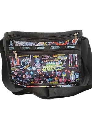 LeSportsac Deluxe Everyday Bag “Night Life” Sarah Swartz Pre Owned  - Image 1 of 4