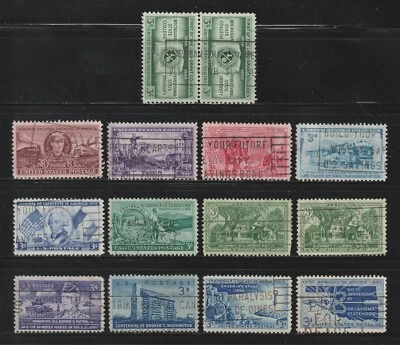 1950s Commemoratives, 14 Stamps with Slogan Cancels - Image 1 of 2