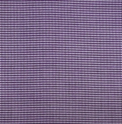 Check Gingham Plaid Purple White Block Fabric Cotton Quilting Easter by the yard - Image 1 of 4