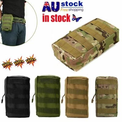 Mens Multi-Purpose Tactical Molle Pouch EDC Utility Gadget Belt Waist Bum Bag - image 1 of 4