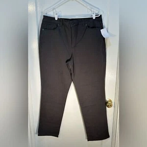 Gloria Vanderbilt Damen schmales Bein klassische Passform Amanda 2.0 Größe 16 durchschnittlich grau neu mit Etikett - Bild 1 von 10