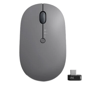 195477948723 Lenovo Go Wireless Multi Device mouse Ambidextrous RF Wireless + Bl - Image 1 of 4