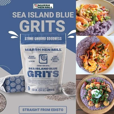 Molino de gallinas de marisma de piedra azul Sea Island  Foto 1 de 4