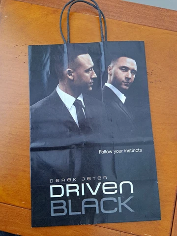 Derek Jeter GLOSSY GIFT Paper Bag FROM DRIVEN Cover