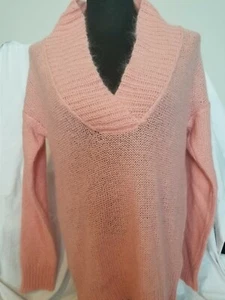 J.Crew Women's Pink Fuzzy Mohair Wool Shawl Collar Pullover Sweater Sz XS NWT - Picture 1 of 5