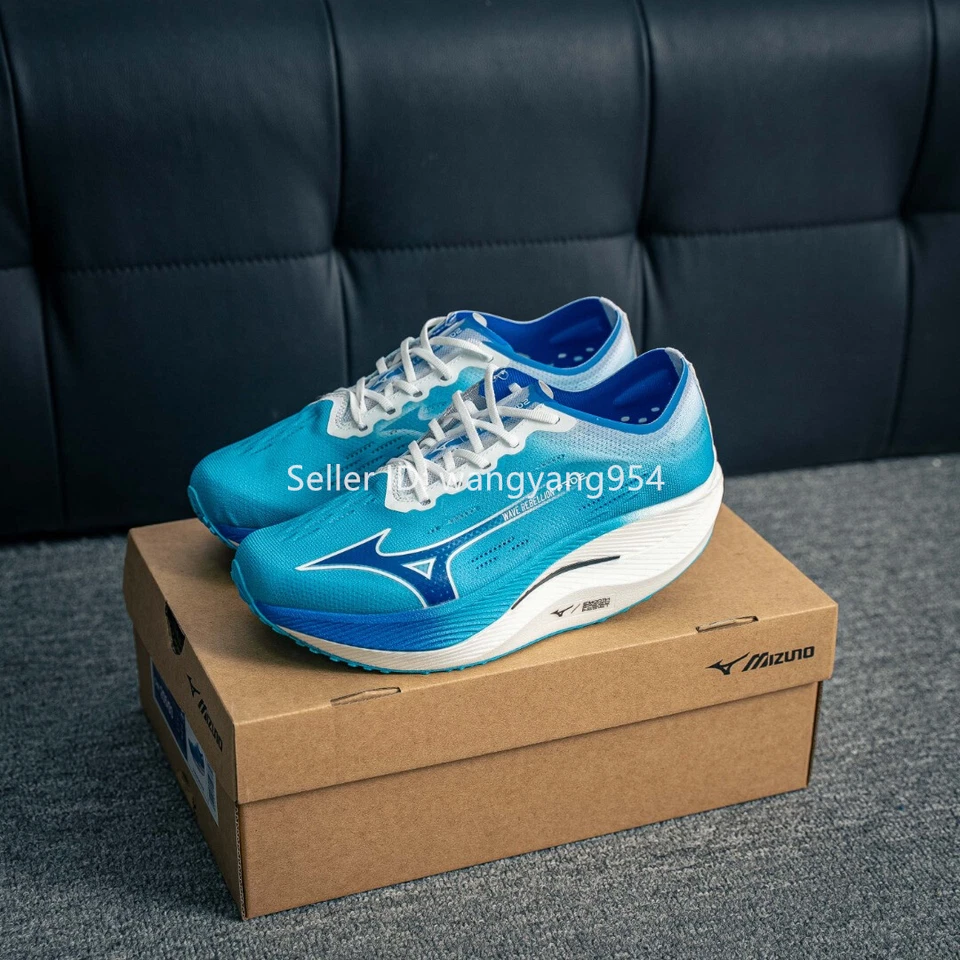 Mizuno Wave Rebellion Pro 2 Mens Road Running Shoes Racing Marathon Sneakers GYM - Imagem 1 de 1