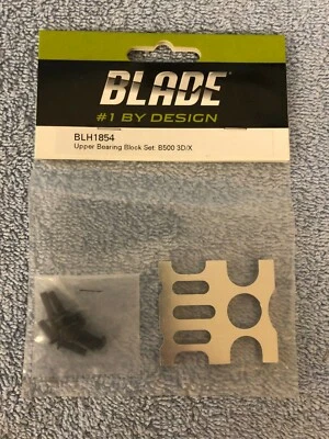 Blade 500 3D and 500X Helicopters Upper Bearing Block Set BLH1854 - Image 1 of 2