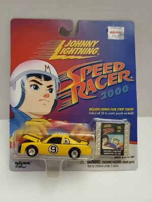 Johnny White Lightning Speed Racer 2000 Yellow Racer X Stock Car - Image 1 of 4