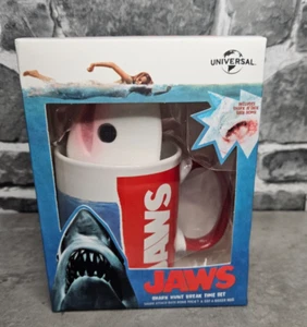 Jaws Shark Hunt Break Time Set Becher & Badebombe Brandneu Sehr Selten - Bild 1 von 6