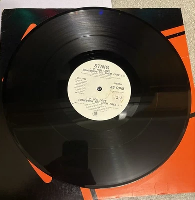 Sting “Someone To Love” 12" Single Atlantic White Label Promo 1985 - Image 1 of 4