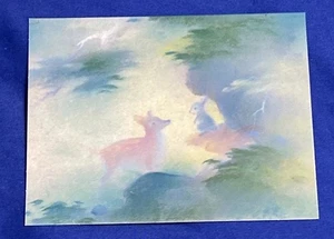 Disney BAMBI in Loving Memory Tyrus Wong Picture With A Pull Out Stand - Picture 1 of 3
