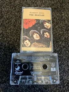 THE BEATLES RUBBER SOUL CASSETTE Capitol 1965 - Picture 1 of 2