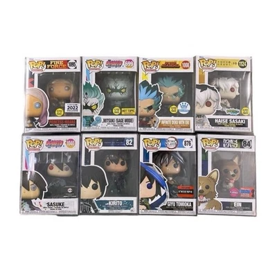 Lote de 8 figuras de vinilo de anime exclusivas Funko Pop Foto 1 de 4