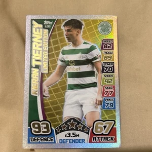 SPFL 2017-2018 Match Attax limited edition Kieran Tierney LE1G Celtic (1628) - Picture 1 of 4
