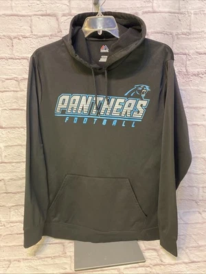 Size XL Majestic Carolina Panthers Hoodie NFL Football - Image 1 of 4