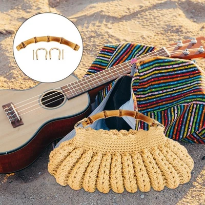  2 Pcs Handles for Making Purse Diy Bag Accessories Handmade Accessory - Bild 1 von 4