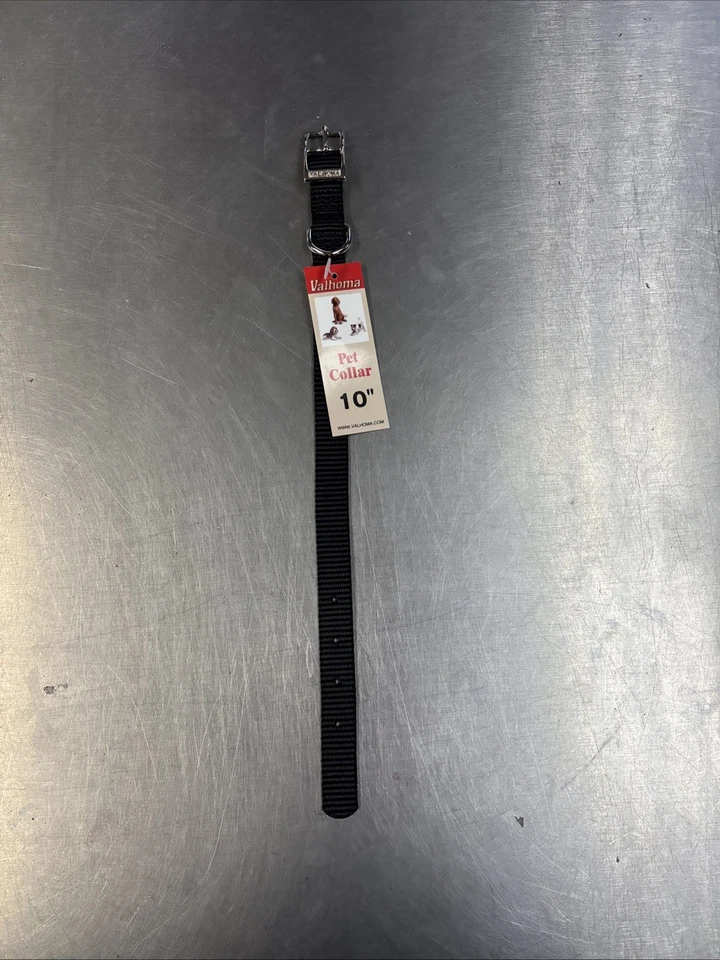 5/8”X10” Black Nylon Dog Collar - Image 1 of 1