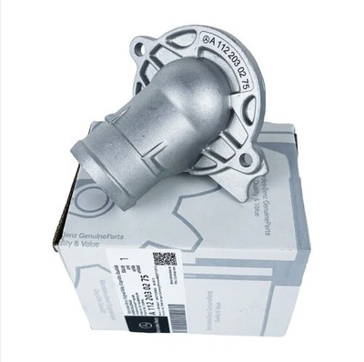 Thermostat with Housing and Seal (87 deg. C) Fits for Mercedes C E G S SL ML NEW Foto 1 de 4