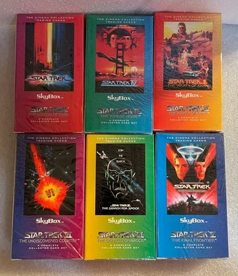 1996 SkyBox Star Trek Trading Cards - 6 Sets Cinema Collection Cards - Image 1 of 4