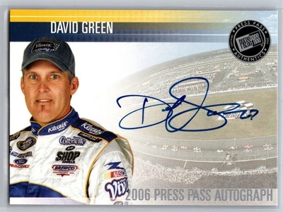 2006 Press Pass Traks Autographed David Green Auto - Image 1 of 2